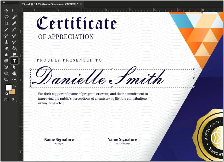 Free Customizable Certificate Of Achievement Template