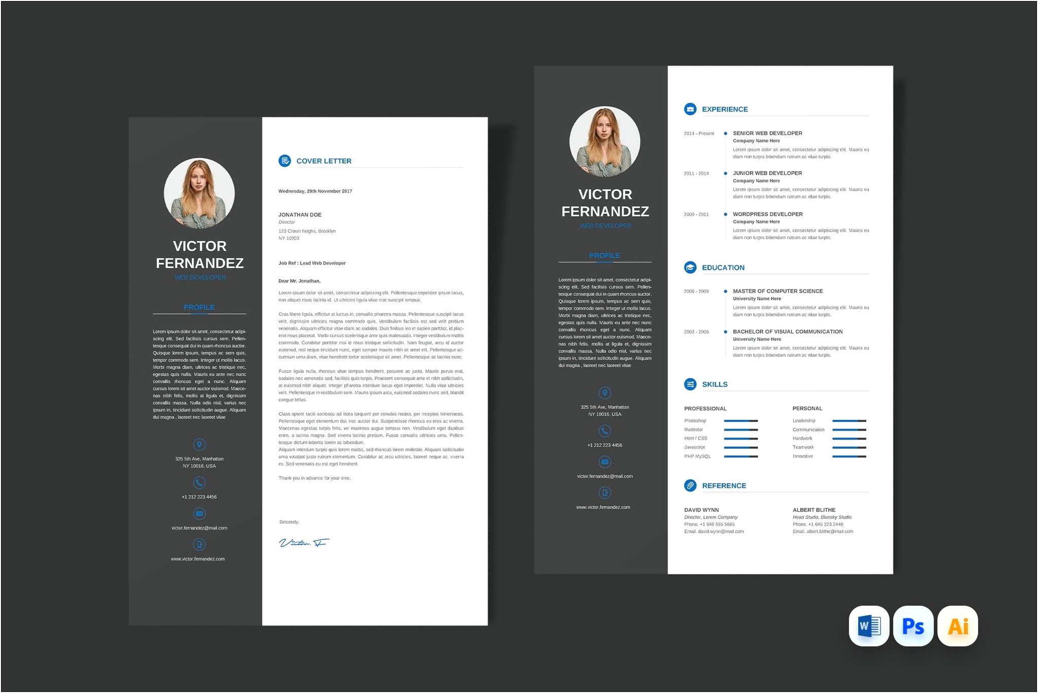 Free Cv And Cover Letter Template