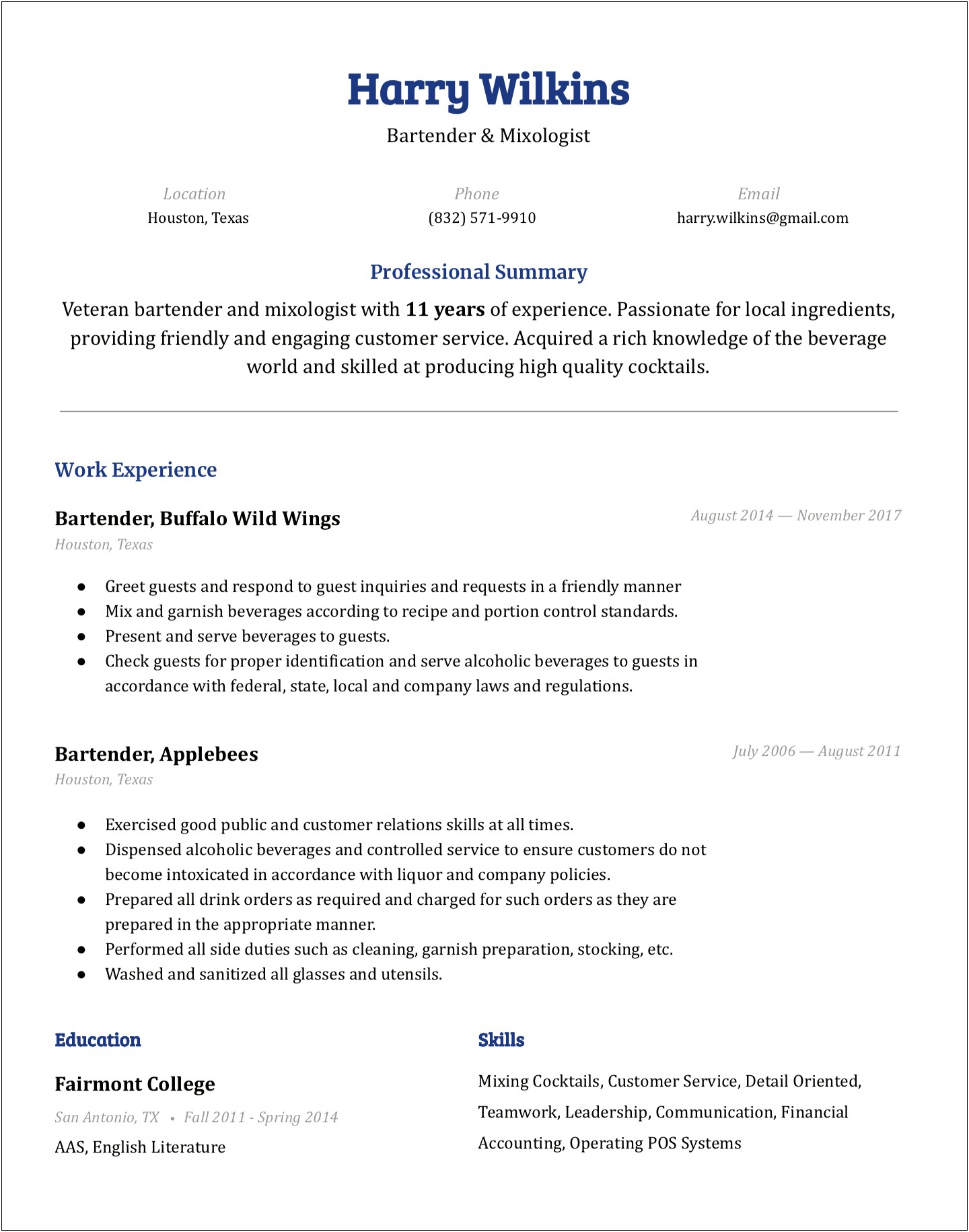 Free Cv Templates To Download Doc