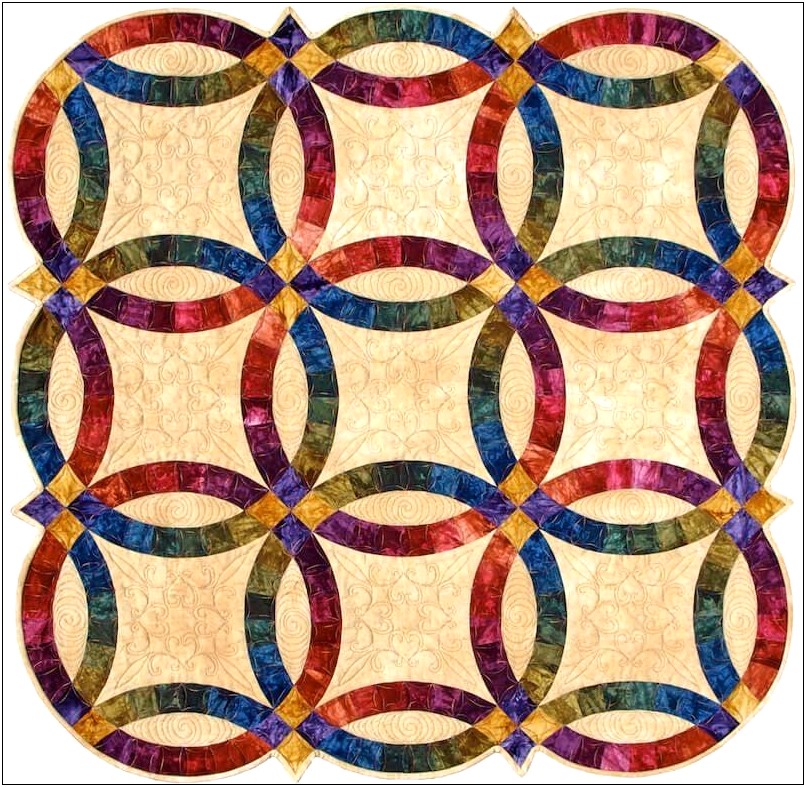 Free Double Wedding Ring Quilt Template