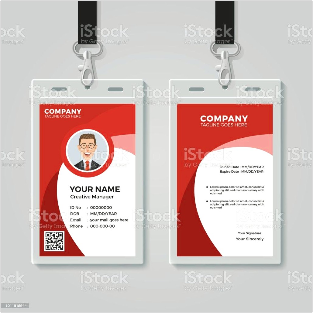 Free Download Company Id Card Template