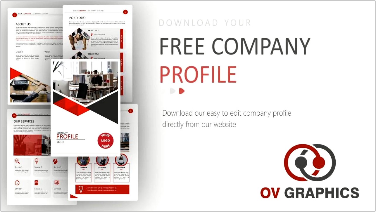 Free Download Company Profile Template Powerpoint