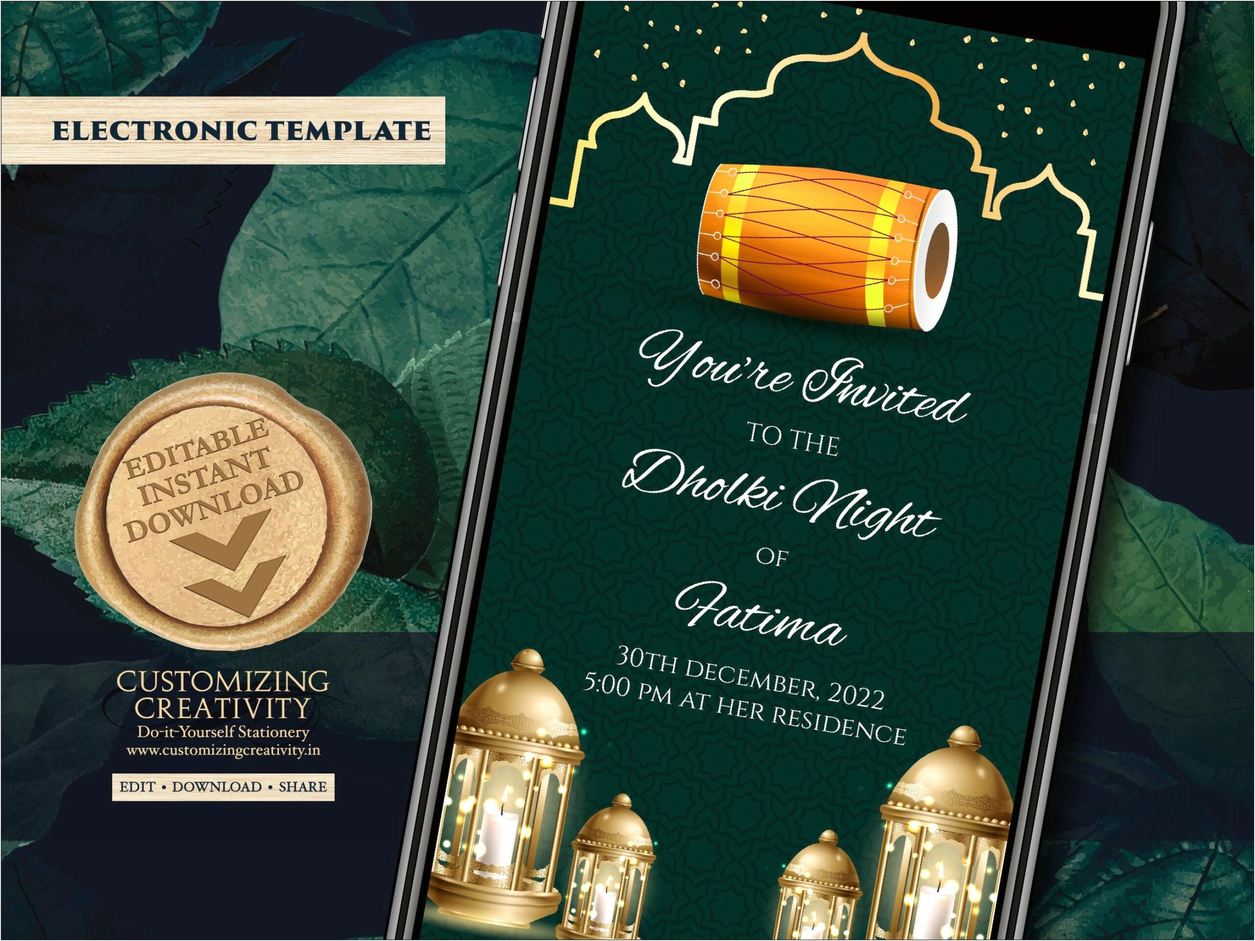 Free Download Islamic Book Cover Design Template