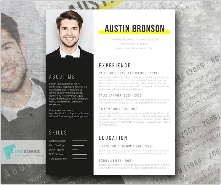 Free Download Template Cv Kreatif Cdr