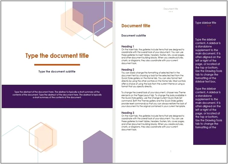 Free Download Word Document Cover Page Templates