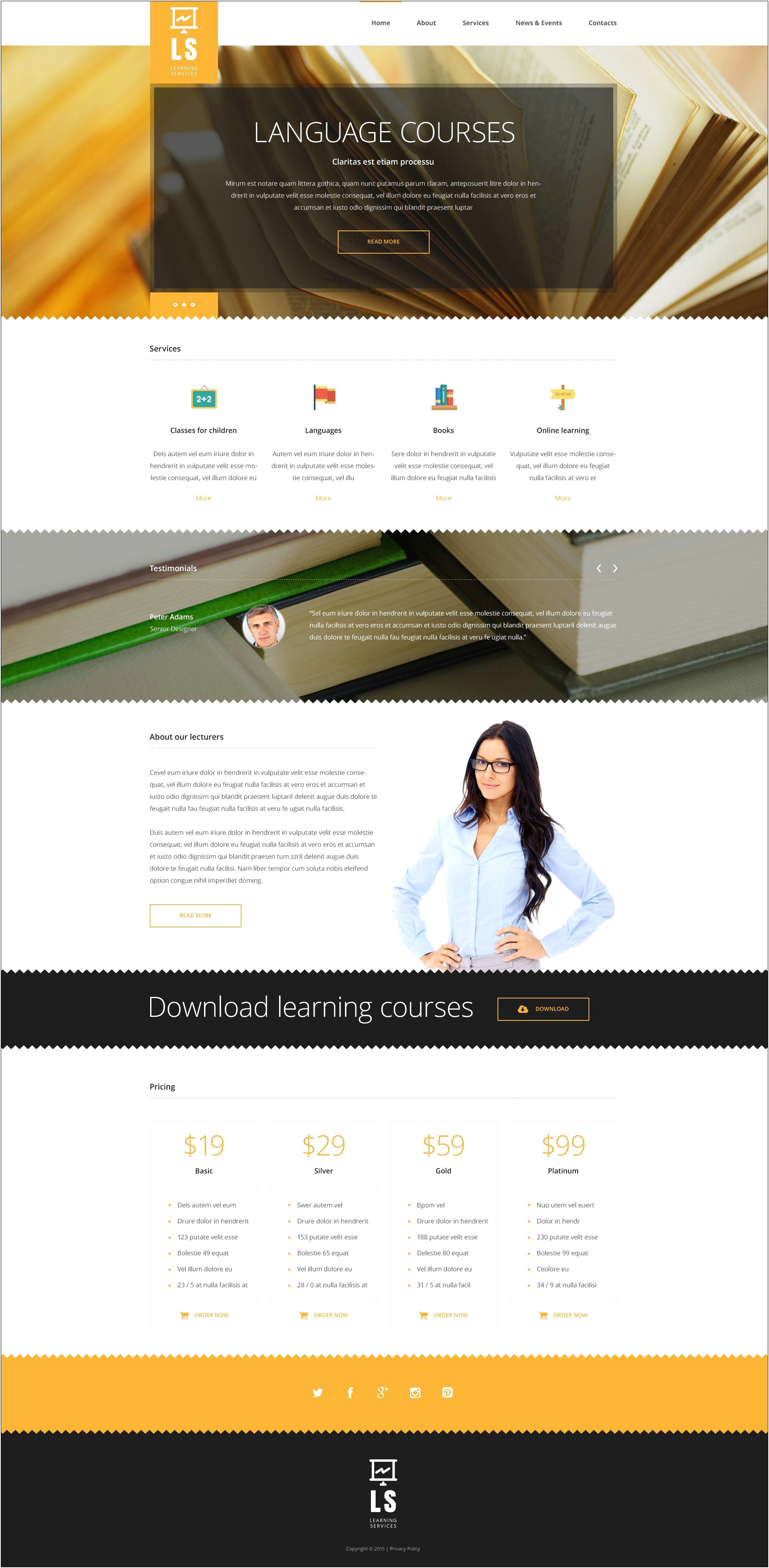 Free Education Responsive Web Template Webedu