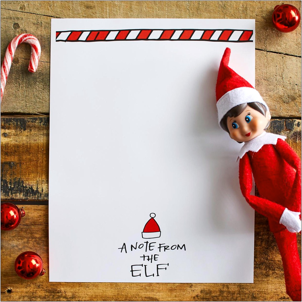 Free Elf On The Shelf Printable Template