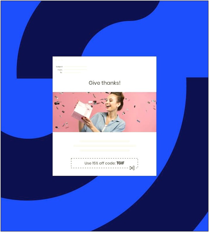 Free Email Thank You Card Template