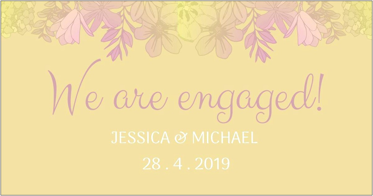 Free Engagement Invitation Templates For Word