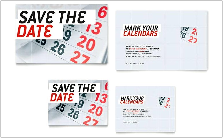Free Event Save The Date Flyer Template