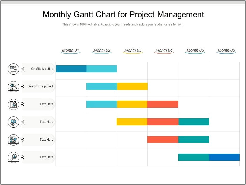 Free Excel Gantt Chart Template By Month