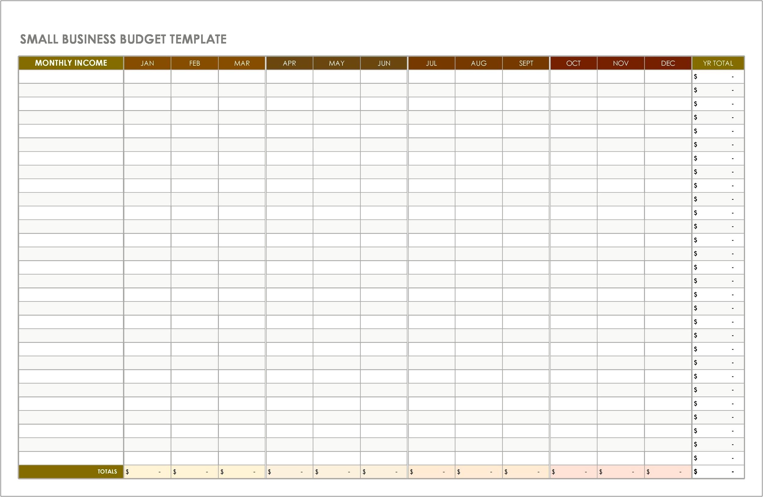 Free Excel Template For Tracking Business Expenses