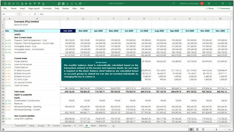 Free Excel Templates For Business Accounting