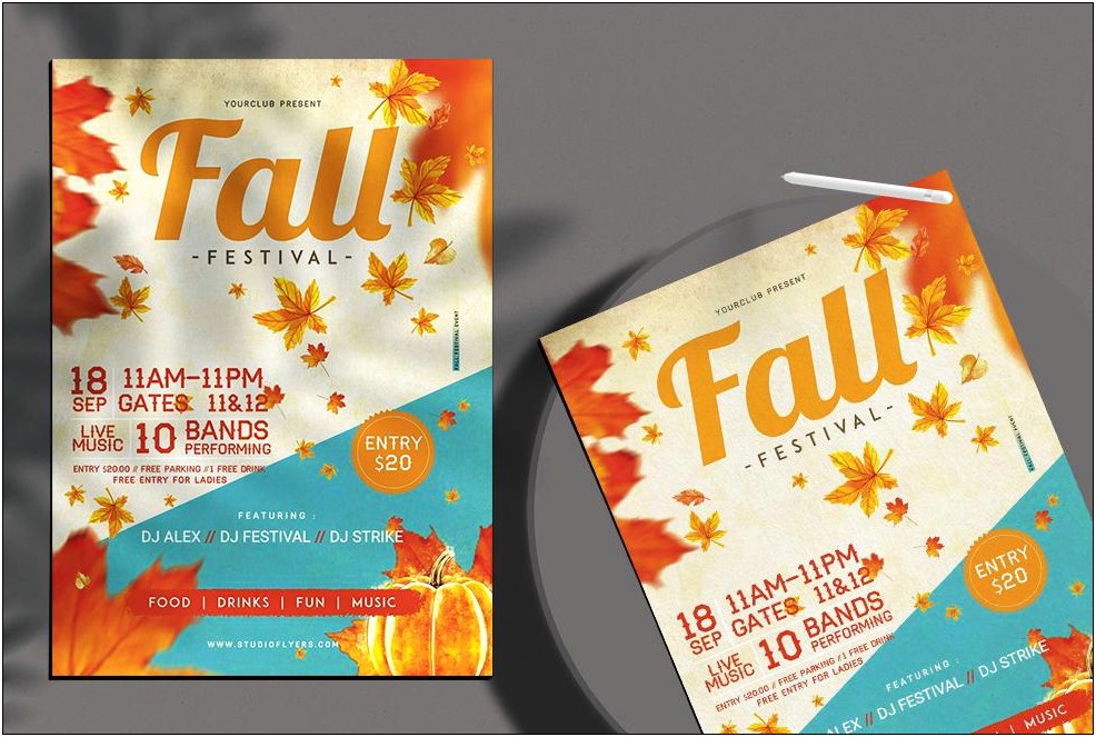 Free Fall Session Templates For Photoshop