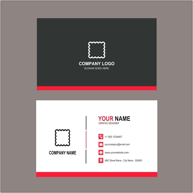 Free Fashion Business Card Psd Template