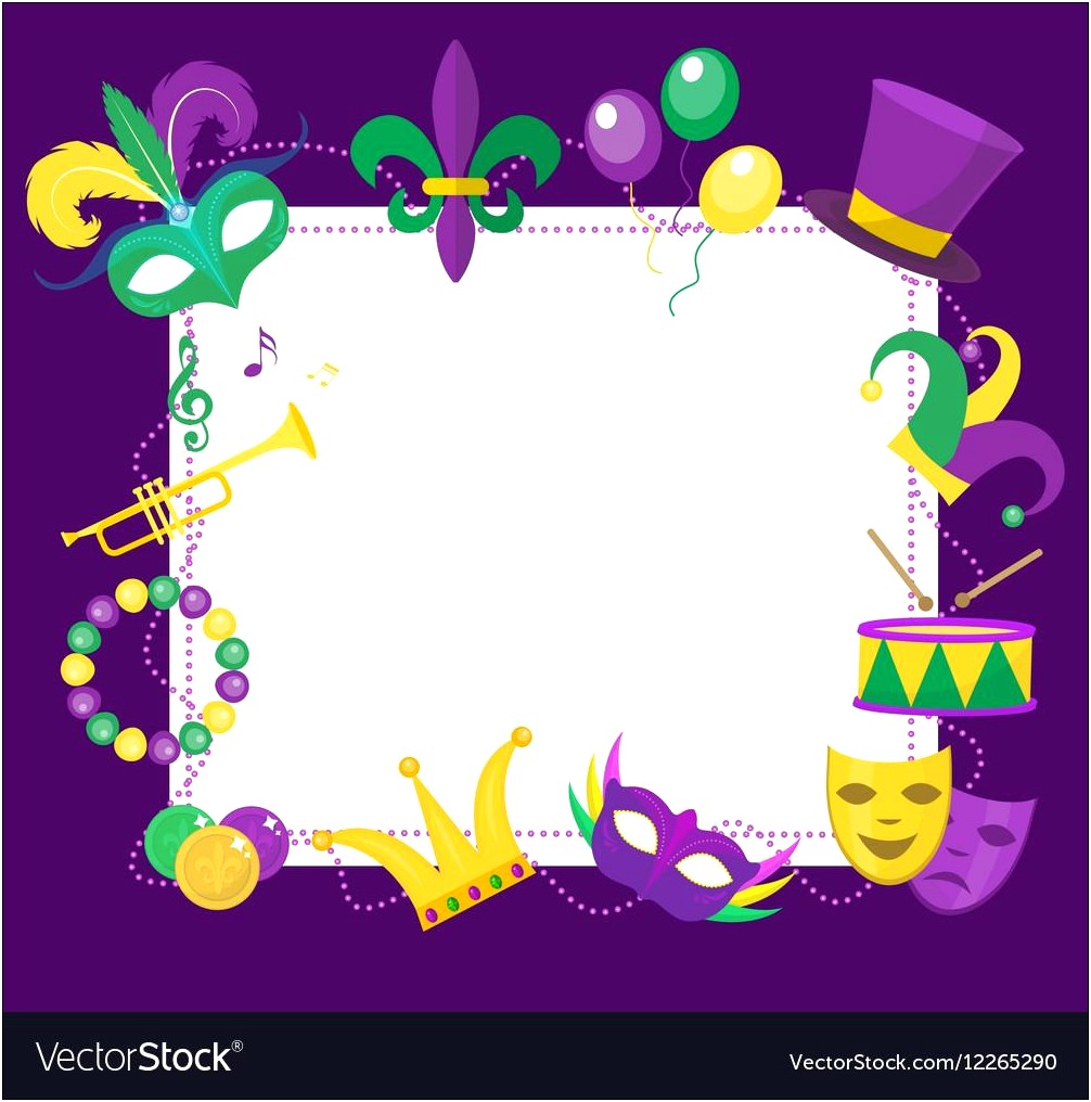 Free Fat Tuesday Party Announcement Templates