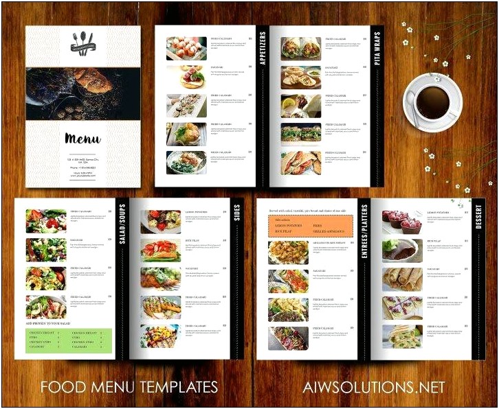 Free Fine Dining Restaurant Menu Templates