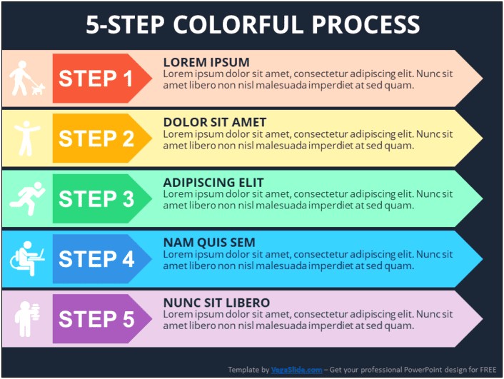 Free Five Stage Templates In Powerpoint