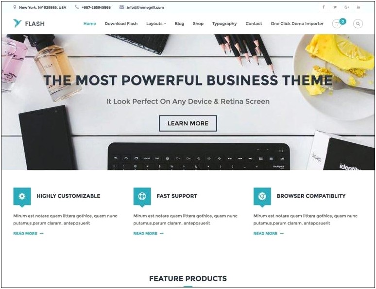 Free Flash Web Templates For Business