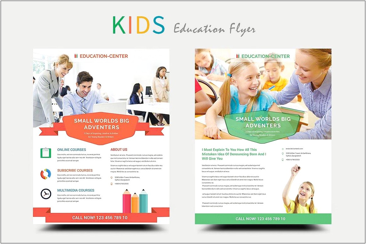 Free Flyer Maker Template Word Educational