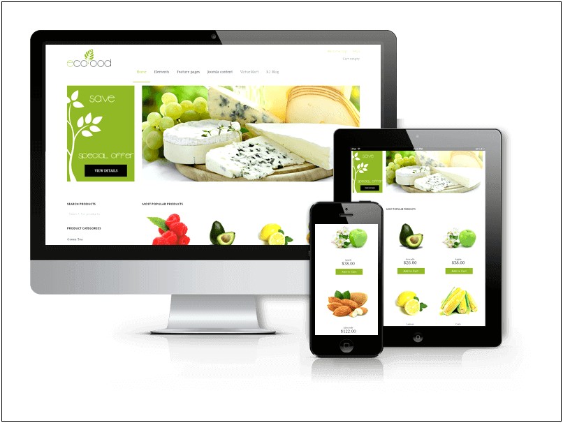 Free Food Templates For Joomla 3