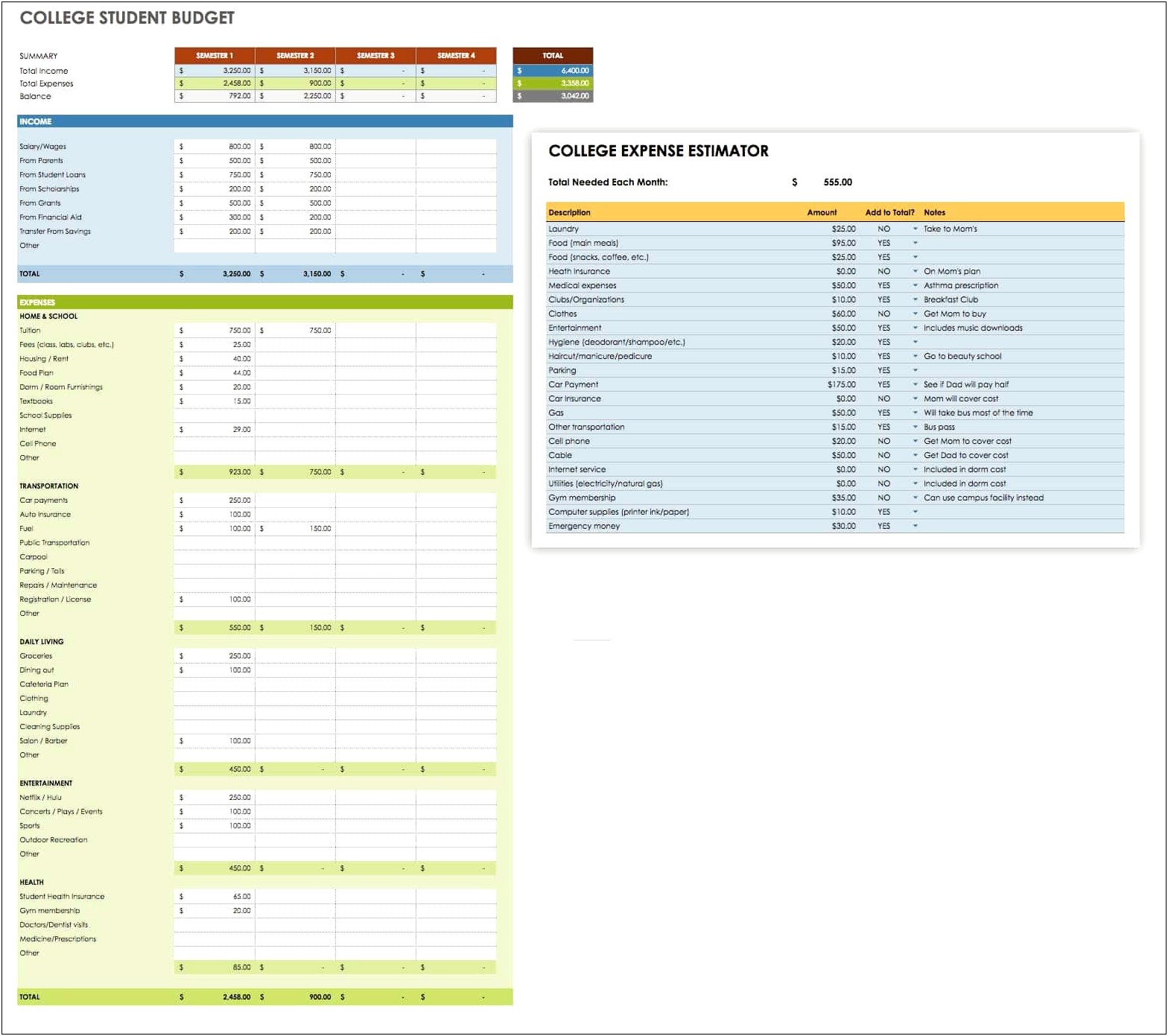 Free Google Sheets Income Tracker Template