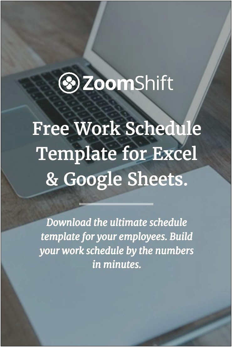 Free Google Sheets Retail Schedule Template