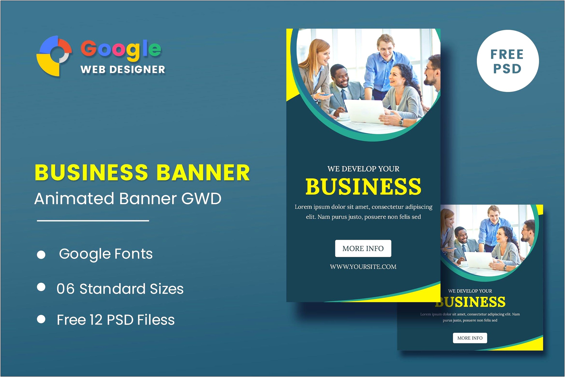 Free Google Web Designer Templates Download