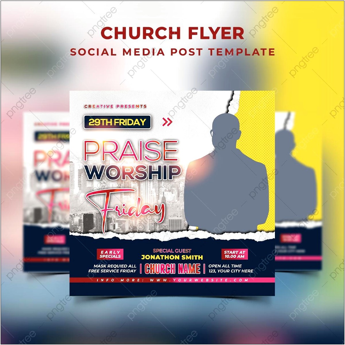 Free Gospel Cd Release Party Flyer Template