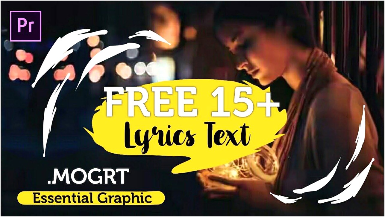 Free Graphic Text Templates Premiere Pro
