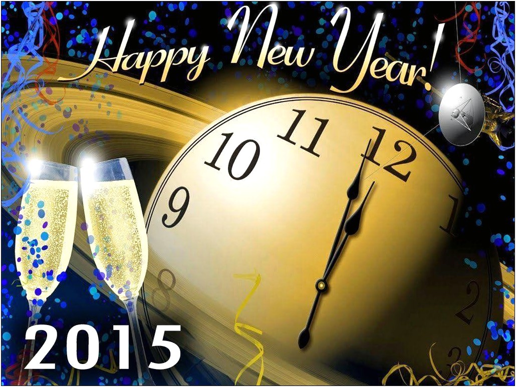 Free Happy New Year 2015 Powerpoint Template