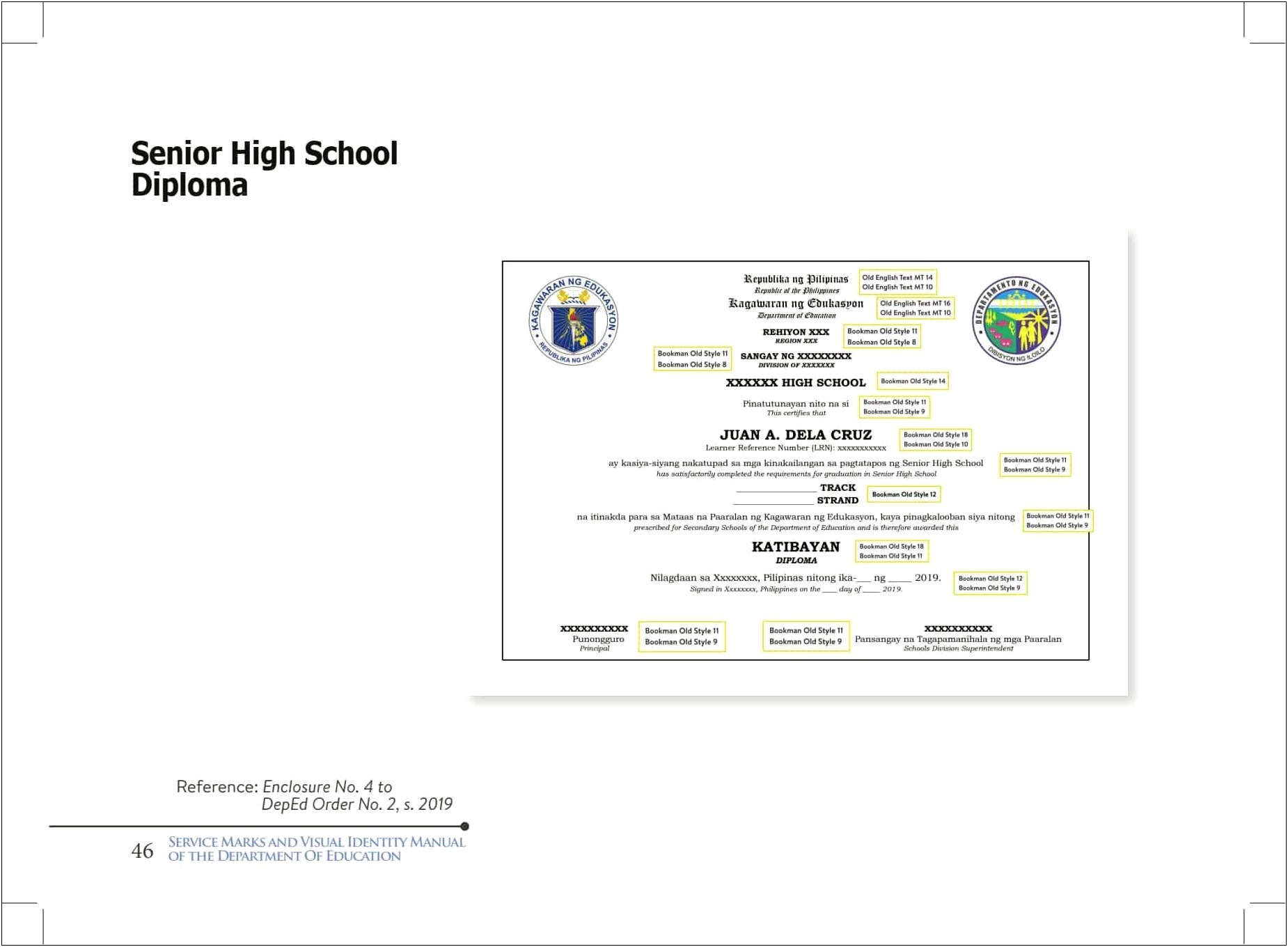 High School Diploma Template Free Printable Templates : Resume