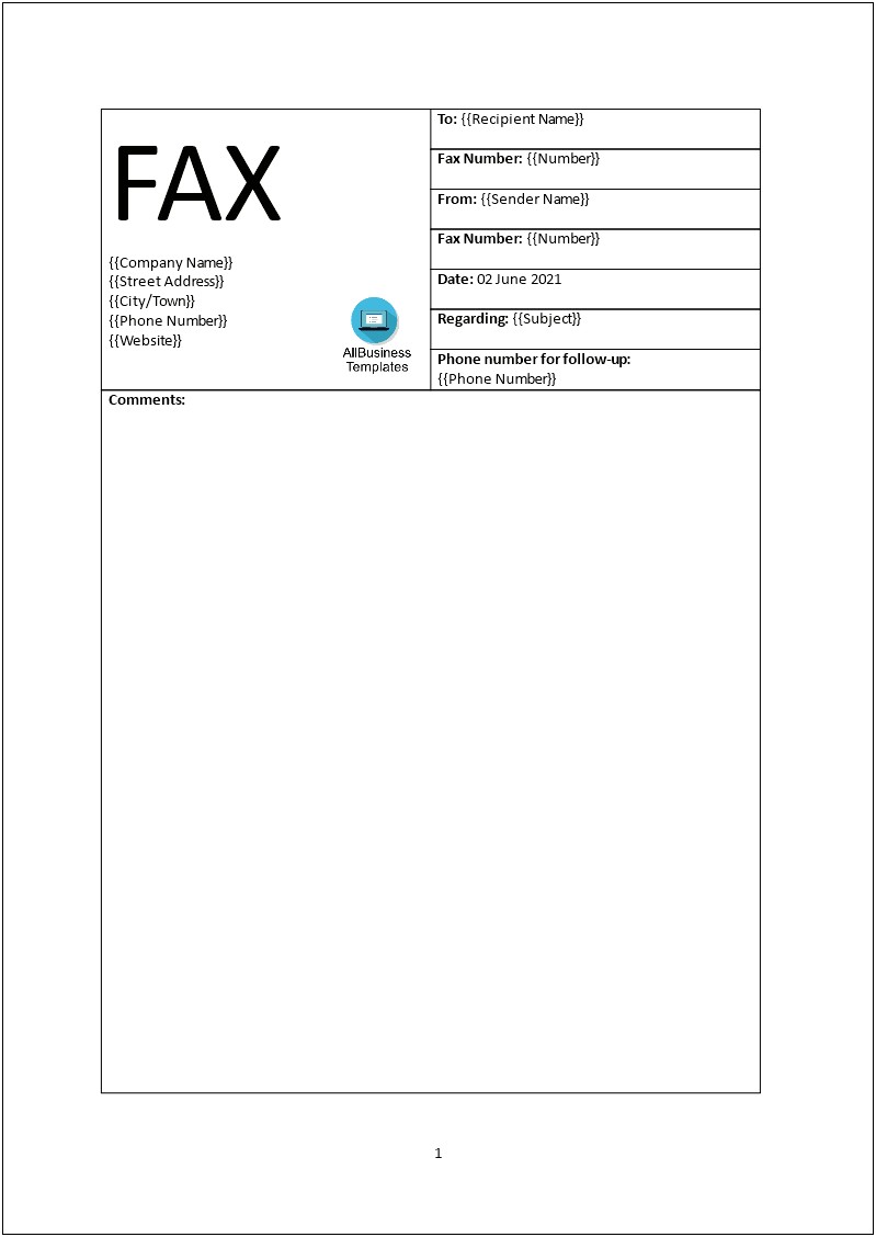 Free Hipaa Compliant Fax Cover Sheet Template