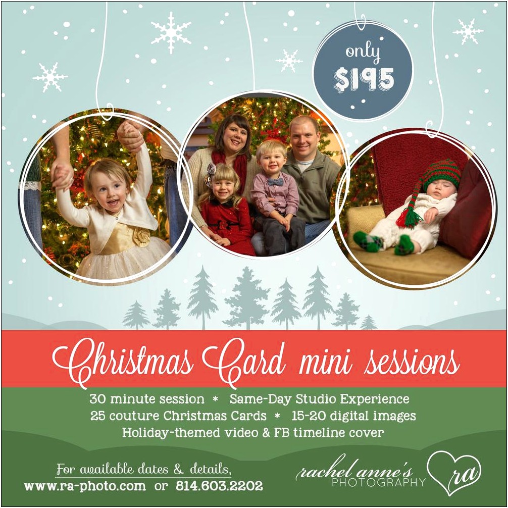 Free Holiday Templates Photography Mini Sessions