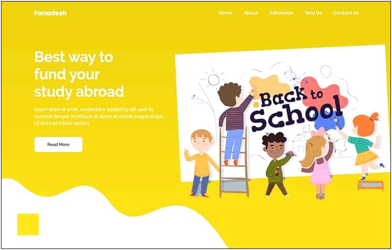 Free Html Css Template For Education