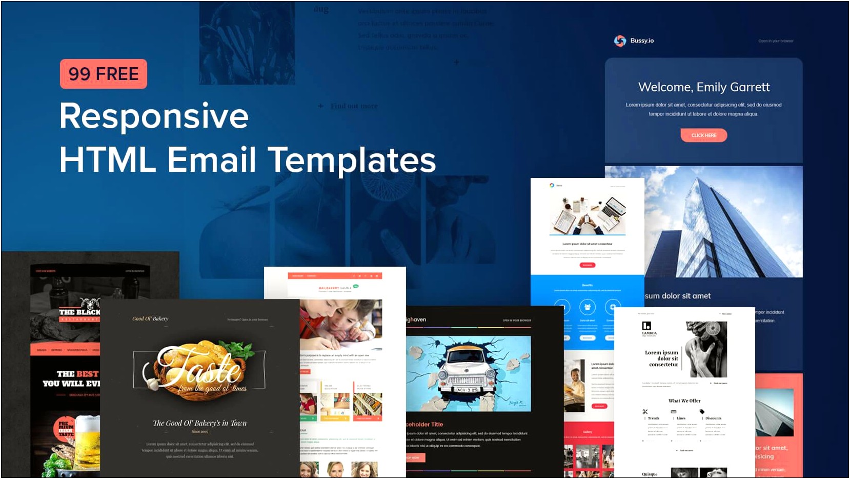 Free Html Email Template For Drip
