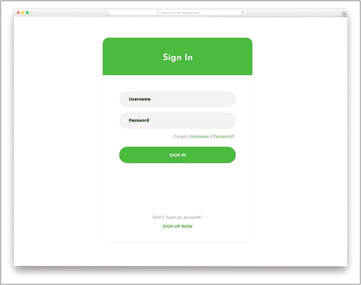 Free Html Login Form Template Cpu And Mobil