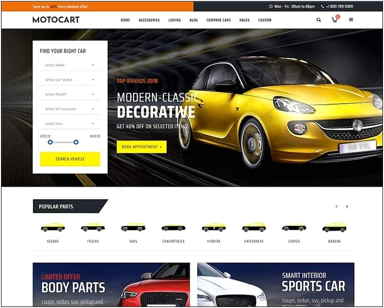 Free Html Templates For Car Lot