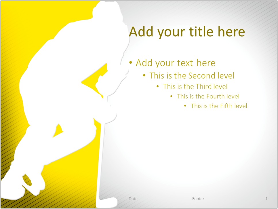 Free Ice Hockey Powerpoint Presentation Templates