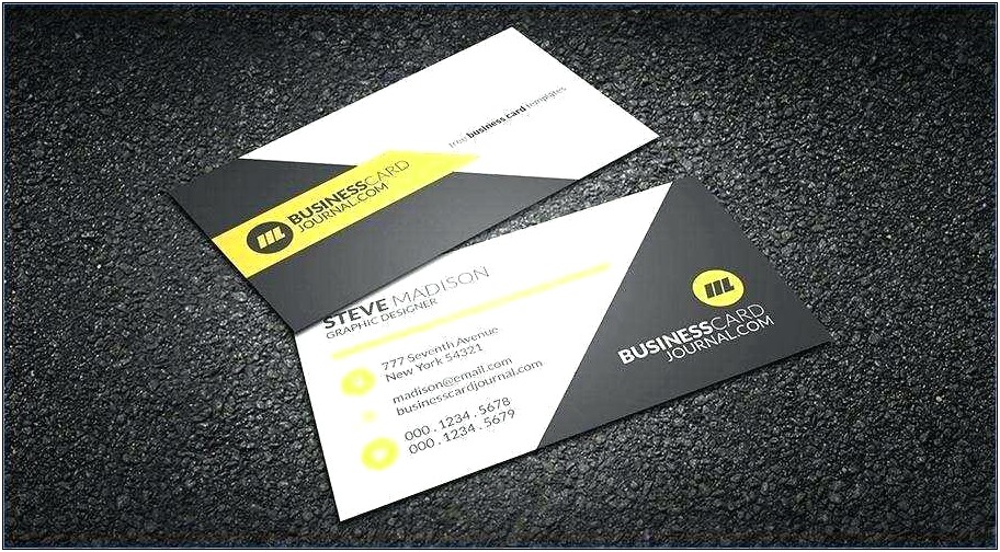 Free Illustrator Business Card Template With Bleed