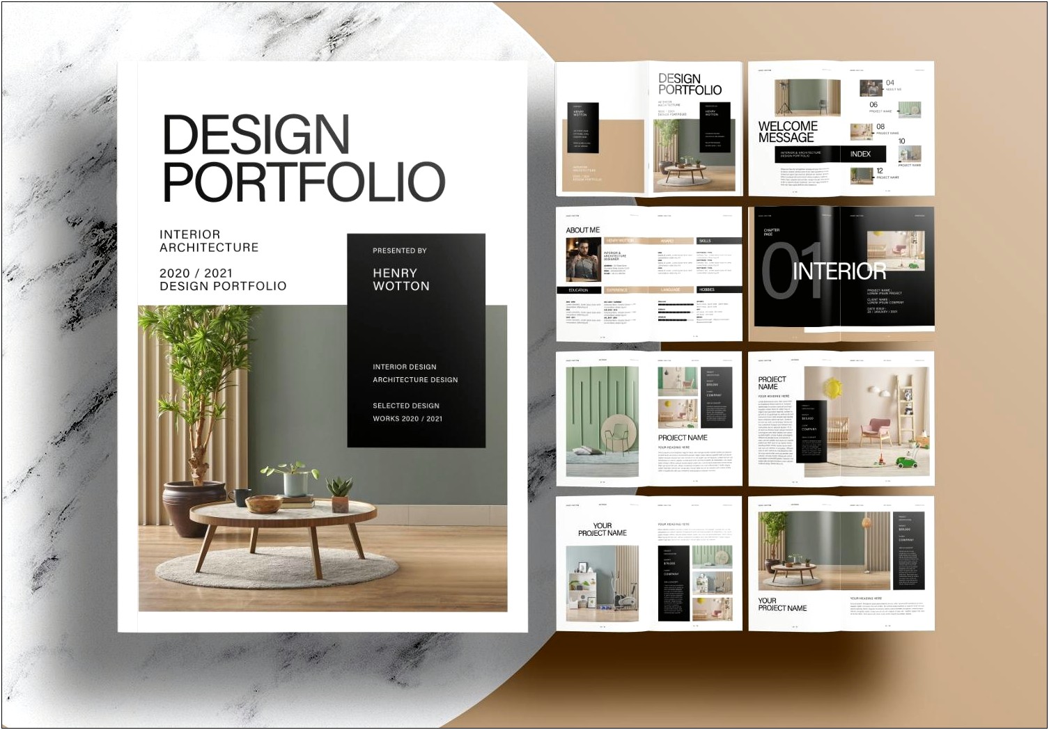 architecture-portfolio-indesign-template-free