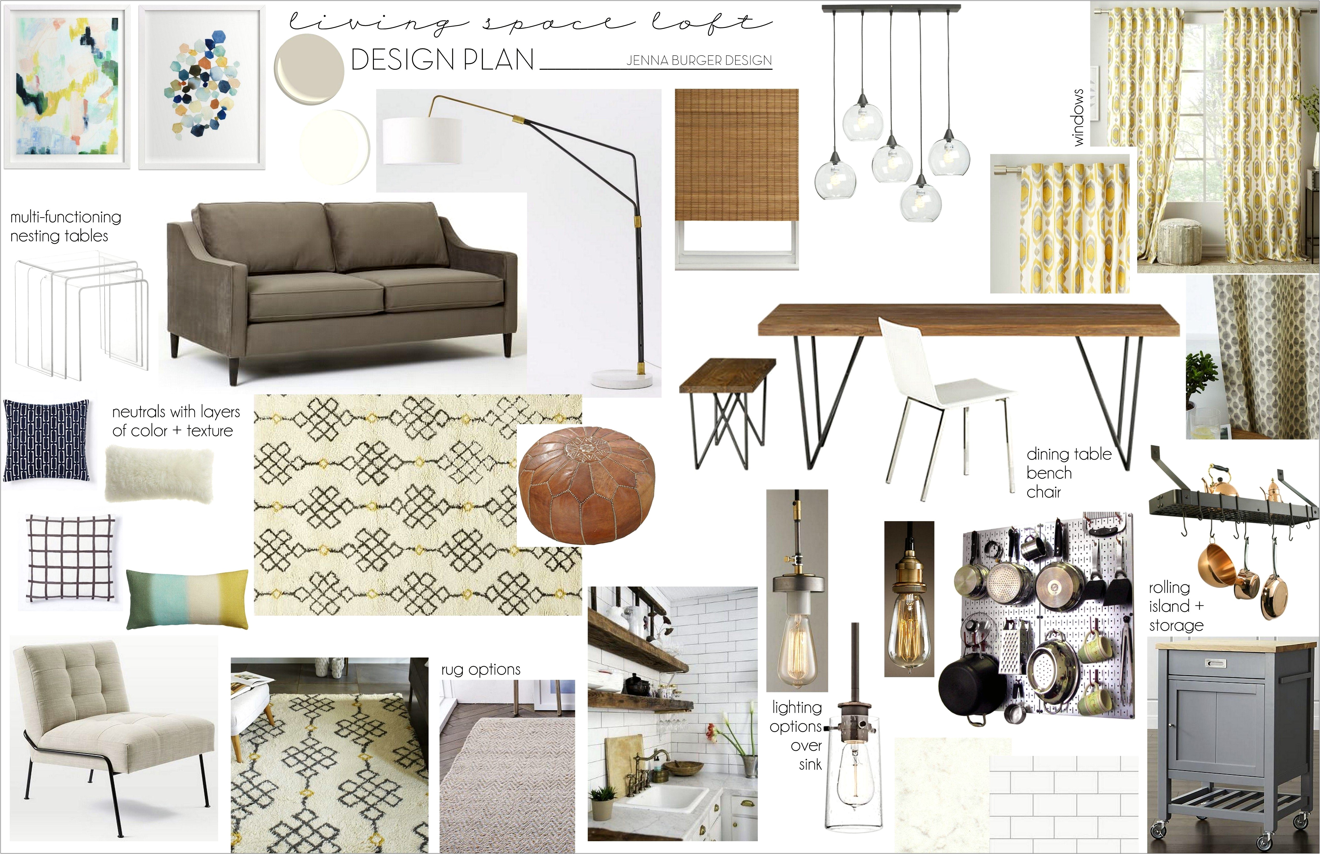 Free Interior Design Mood Board Template