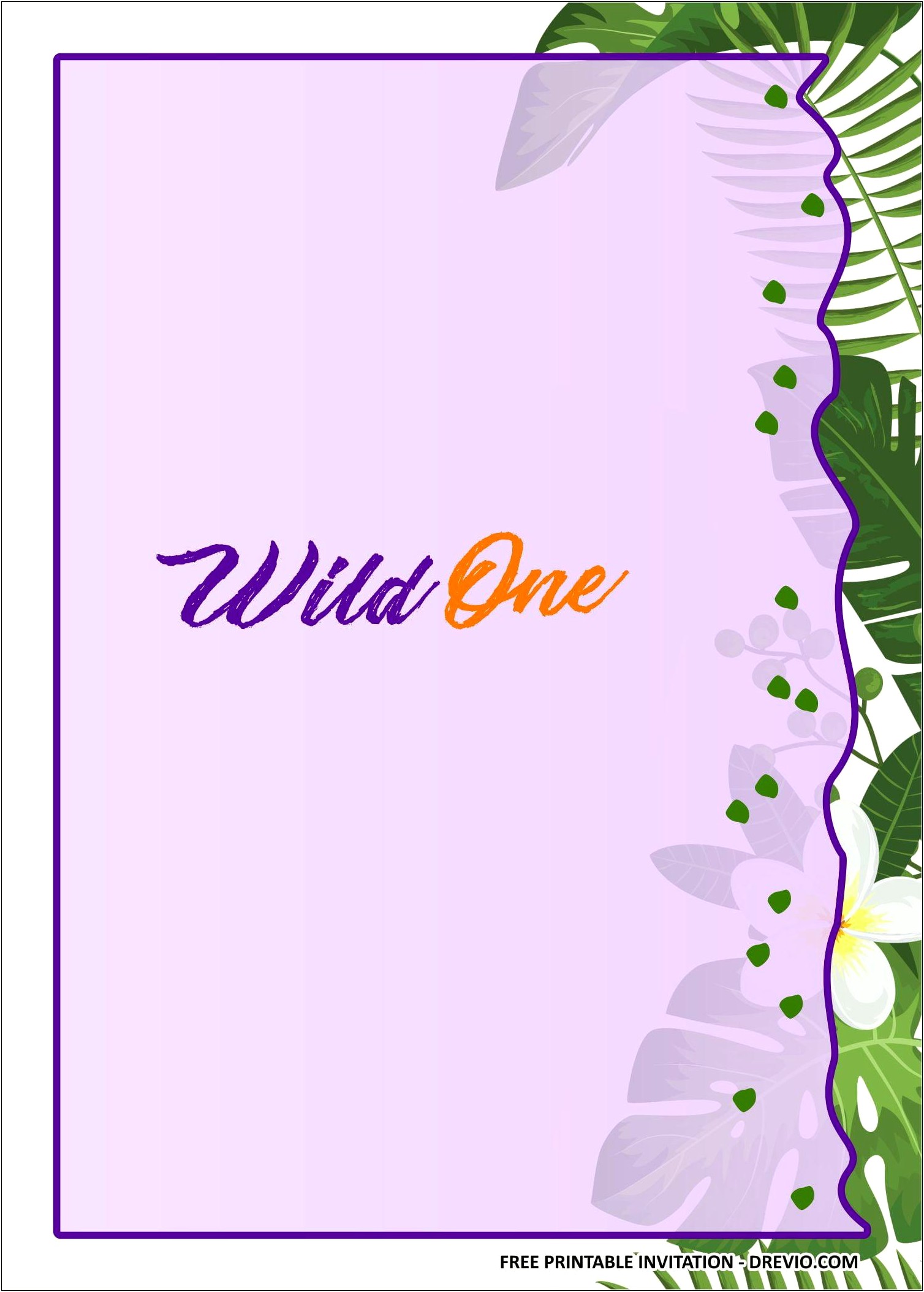 Free Into The Wild Birthday Card Templates