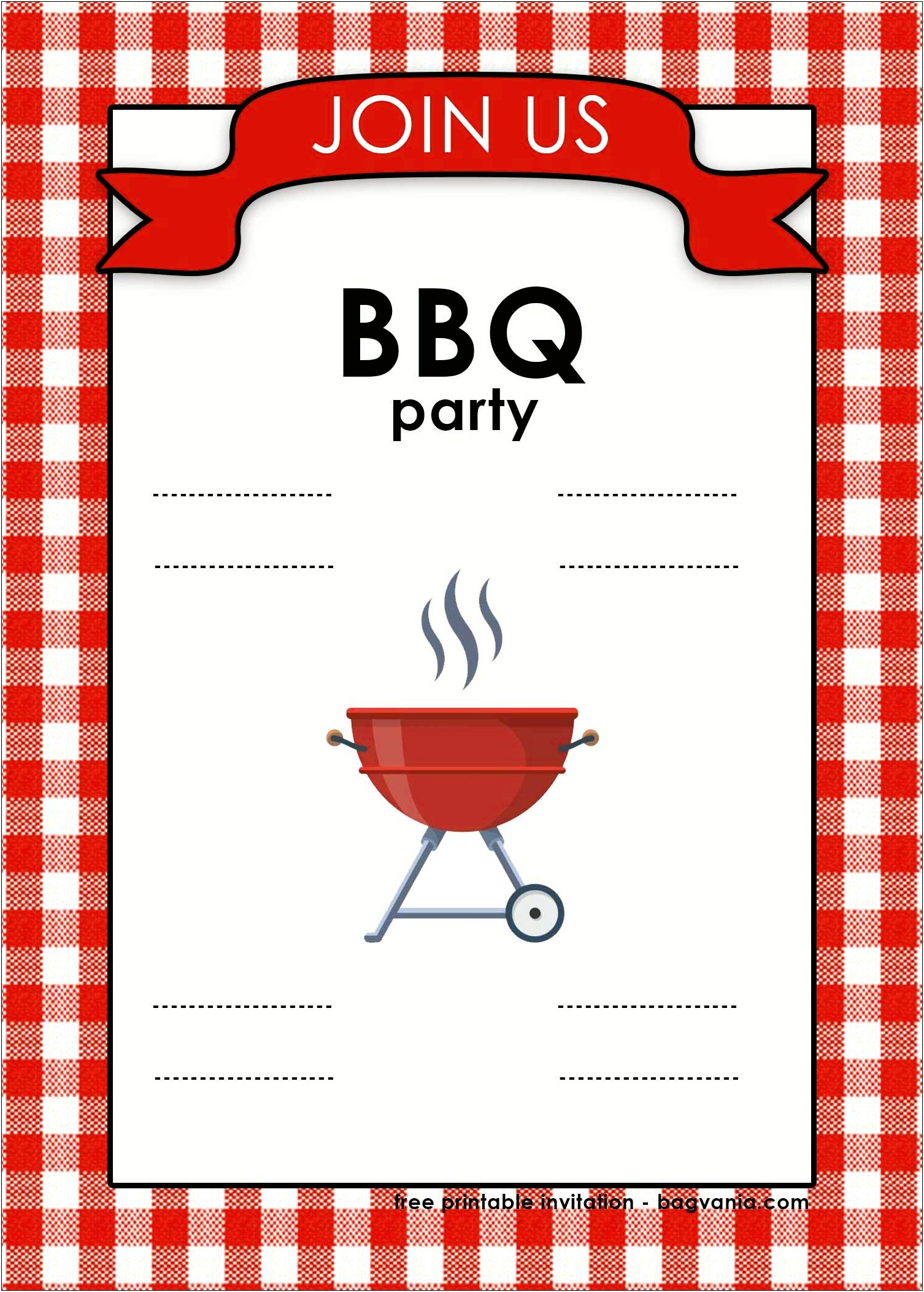 Free Invitation Templates For Word Bbq
