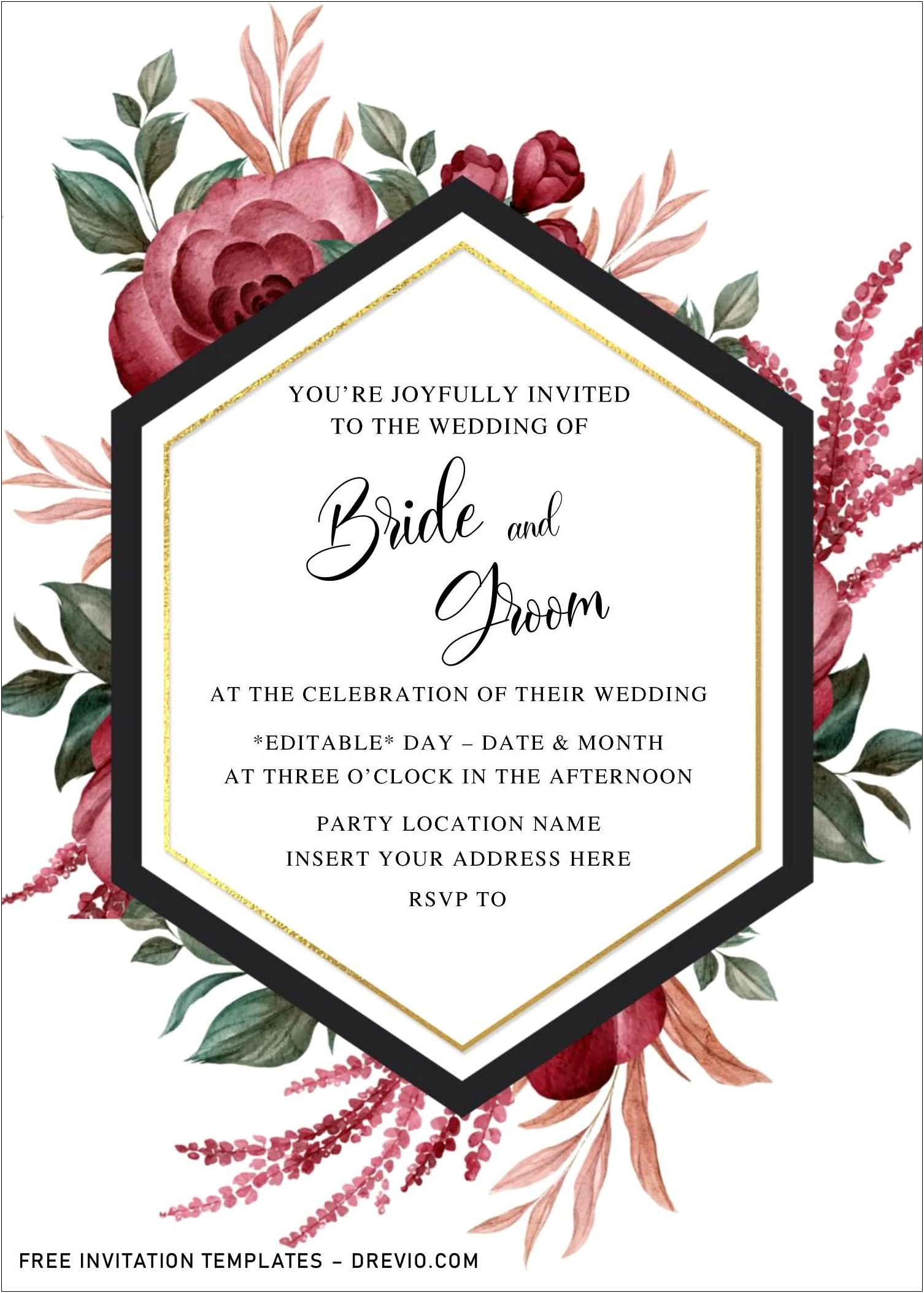 Free Invitation Templates To Use In Word