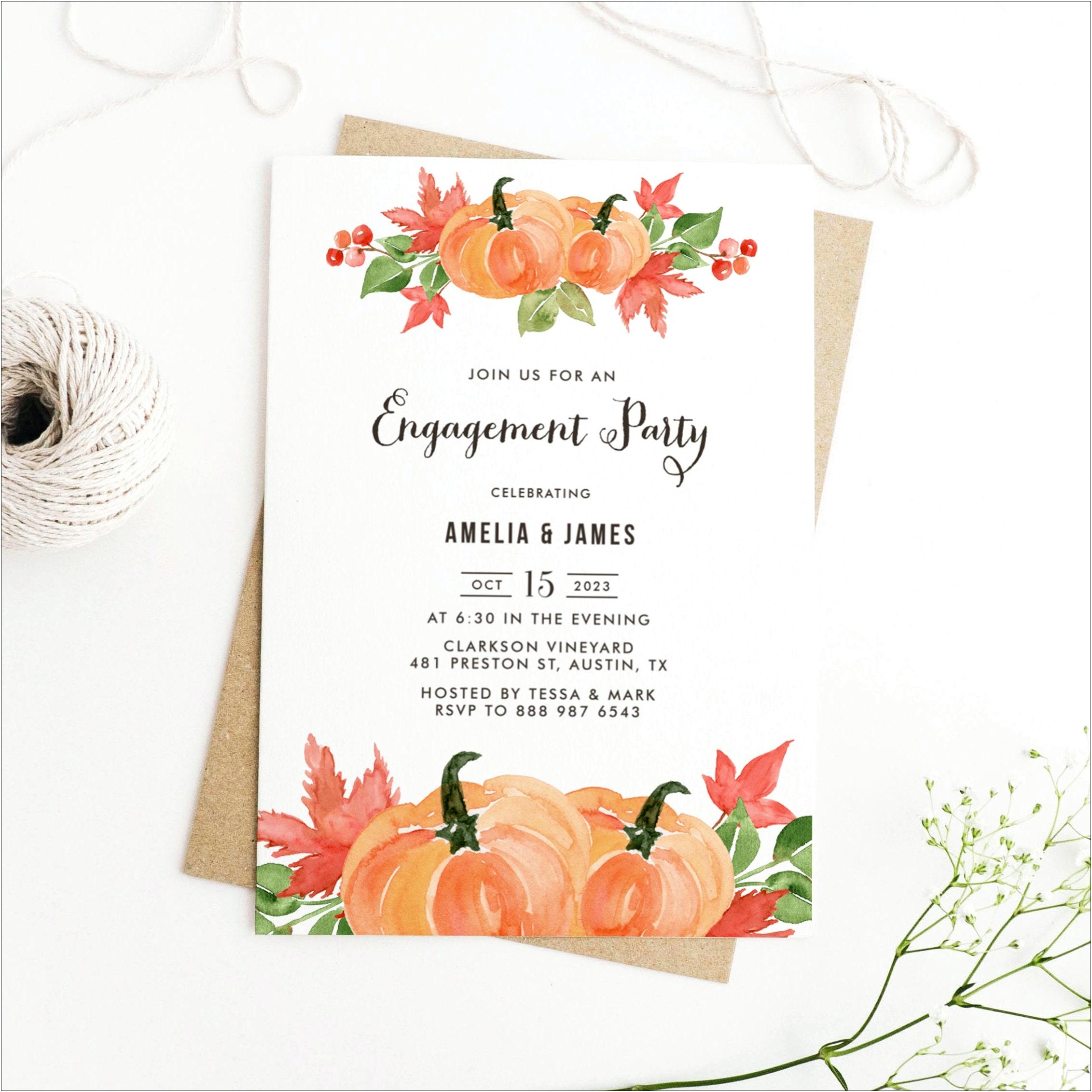 Free Invite For A Vineyard Harvest Party Template