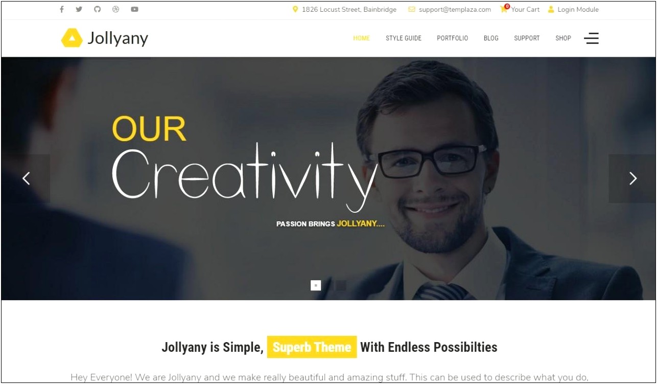 Free Joomla 1.5 Templates With Flash Header