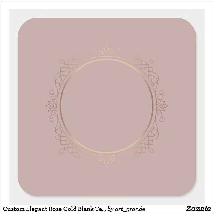 Free Label Rose Gold Design Templates