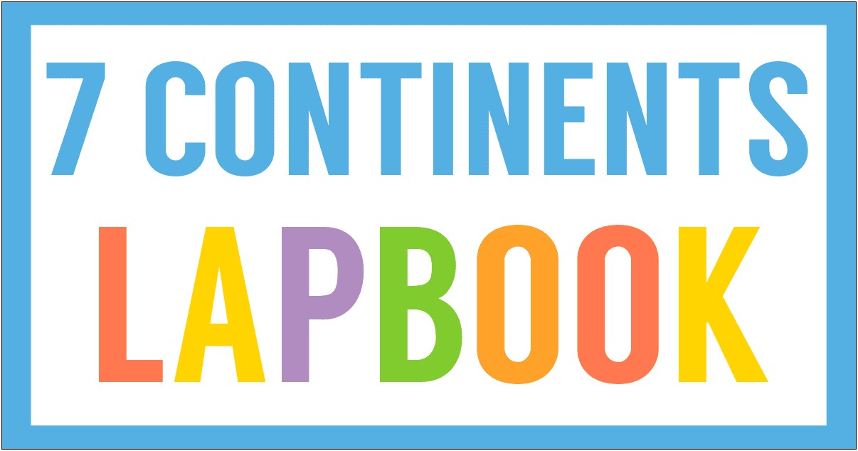 Free Lapbook Templates You Can Type On