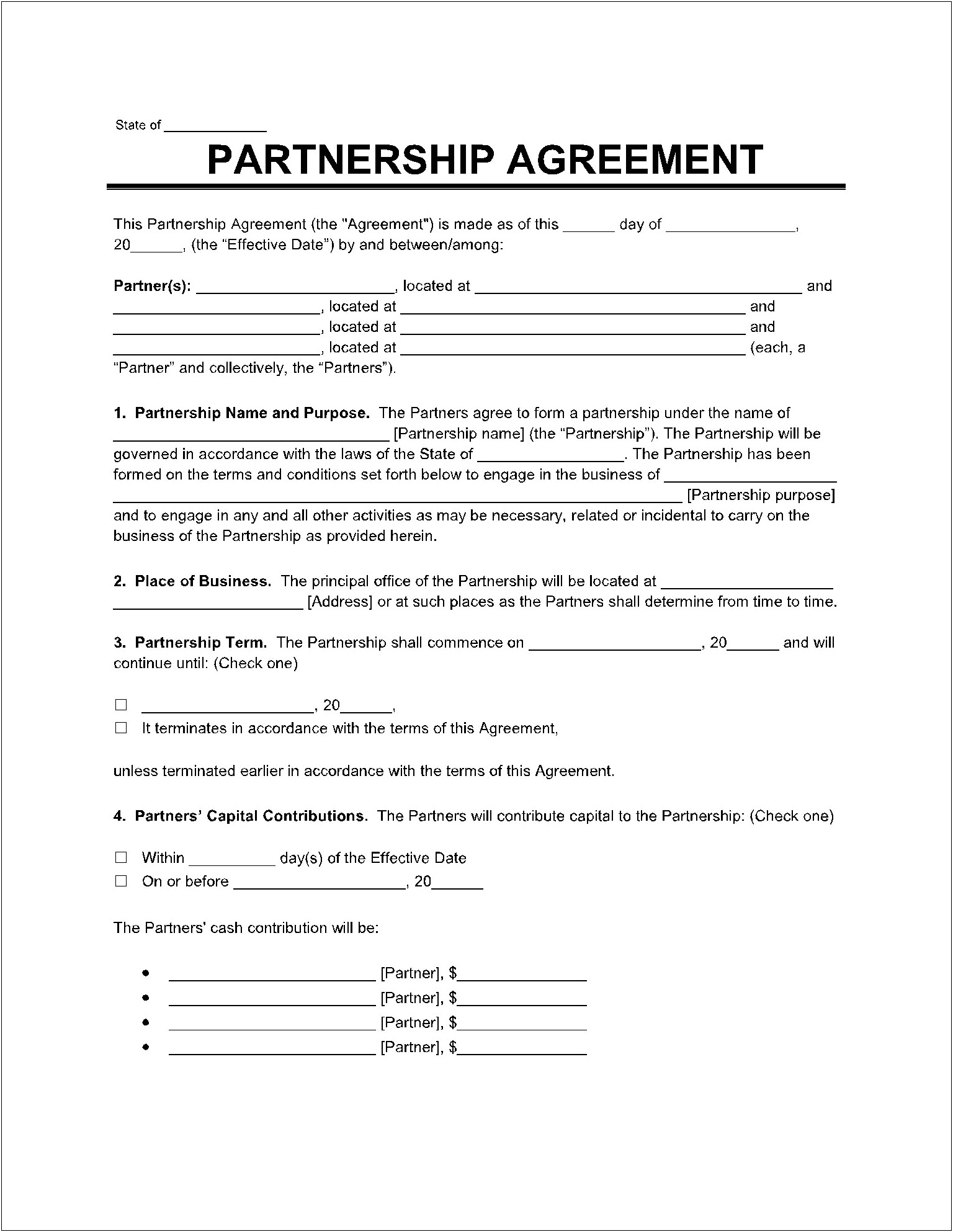 Free Legal Form Templates Dissolving Partnership